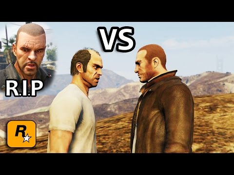 GTA V - Niko vs Trevor [Johnny's Death Revenge] Part 1