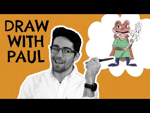 Draw Yarra from The Wishmas Tree - Speed Draw with Paul