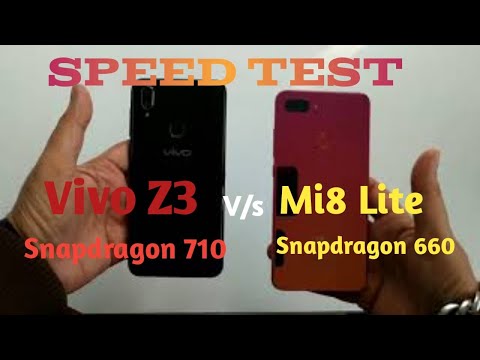 (HINDI) Vivo Z3 vs Mi8 Lite Speed Test Comparison in Hindi