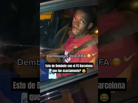 Esto de Dembele con un aficionado del Barça que fue 😂 #fcbarcelona #viralfutbol #dembele #españa