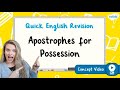 Understanding Possessive Apostrophes
