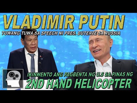 GRABE!! PUTIN tuwang tuwa sa SPEECH ni PANGULONG DUTERTE !!! | Jevara PH