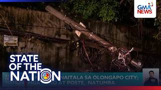 Landslides hit Olongapo due to habagat onslaught | SONA