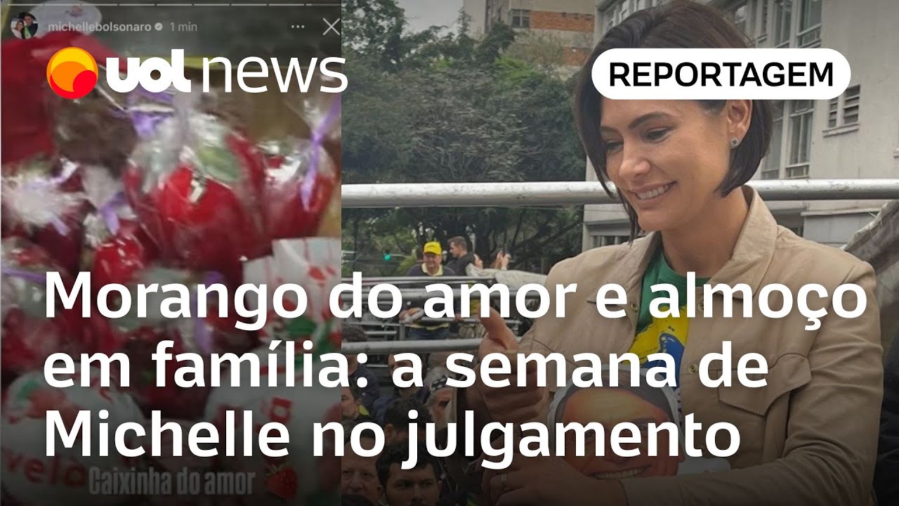 Michelle Bolsonaro se irrita com Moraes, celebra Fux e ganha presente em semana de julgamento no STF