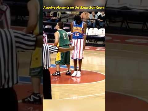 Who’s obsessed with Harlem basketball 🙌#basketball #harlemglobetrotters