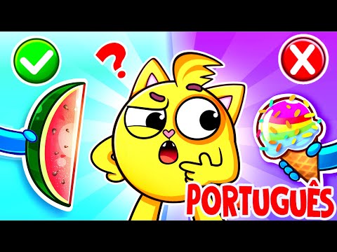 Canção 'Hábitos Alimentares Saudáveis' 🍎 | Músicas Divertidas para Crianças 😻🐨🐰🦁 do Baby Zoo