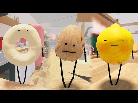 Secret Staycation Christmas Foods White Chocolate Doughnut, Walnut, Citron [Roblox] New Update 3.1