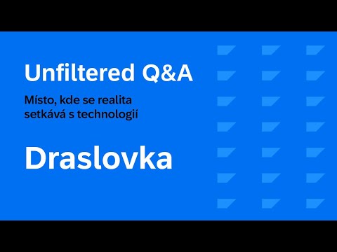 Unfiltered Q&A with Draslovka (Czech)