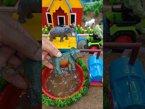 mini tractor video mini water pump science project #ytshorts #tractor #cartoon