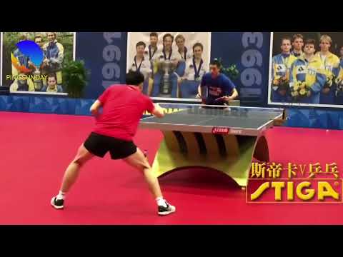 The golden generation of China: Ma Long, Wang Chuqin, Xu Xin, training at the event