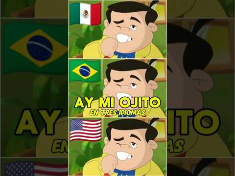 🤑Así Se Escucha "Ay Mi Ojito" En 3 Idiomas #elchavoanimado #elchavodel8 #ñoño
