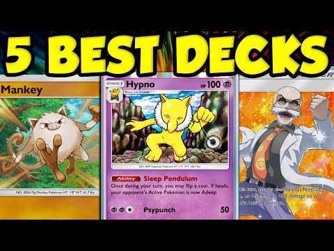 5 BEST POKEMON TCG POCKET DECKS NO ONE IS PLAYING!