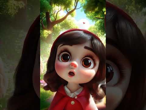 Little Red Riding Hood in shorts format | English Fairy Tales & Kids Stories