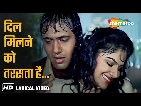 Dil Milne Ko Tarasta Hai (Video Lyrical) | Ekka Raja Rani | Govinda, Ayesha Jhulka | Alka Yagnik