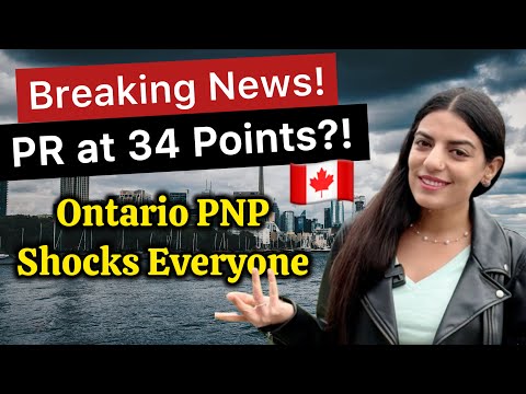 Breaking: Canada PR at Just 34 Points! Ontario PNP Draw Shocks Everyone!
