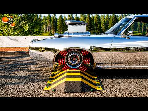 Cars vs Speed Bumps - BeamNG drive