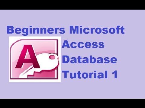 microsoft access database tutorial