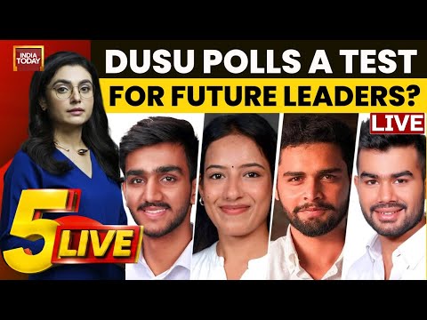 5Live With Sonal: ABVP Bags President, Secretary, and Joint Secretary Posts in DUSU Elections
