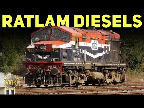 Ratlam Diesels | Diesel Trains hauled by Ratlam ALCOs | Bygone Era