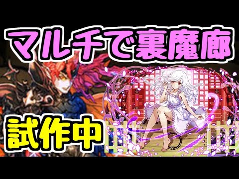 【生放送】マルチで裏魔廊を周回するパーティを試作中【パズドラ】