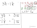 Adding and Subtracting Mixed Numbers with Unlike Denominators