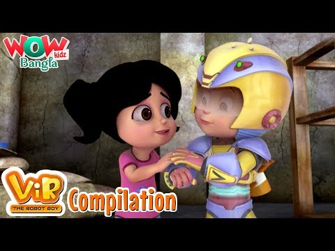 Vir: The Robot Boy | Bengali stories for kids | Wow Kidz Bangla | Compilation 01
