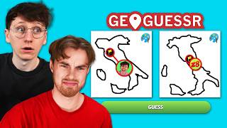 Geoguessr but you have to draw the country you think it is