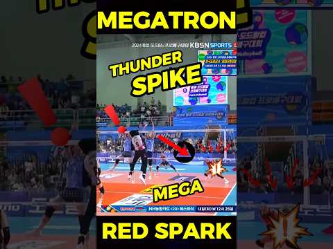 Kejutan sang Megatron #redspark #kovo분석 #volleyball #megawatiredsparks #volley #megatron #vleague