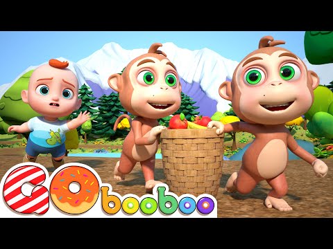 Apples and Bananas | Feeding Animals Song | GoBooBoo Kids Songs & Nursery Rhymes