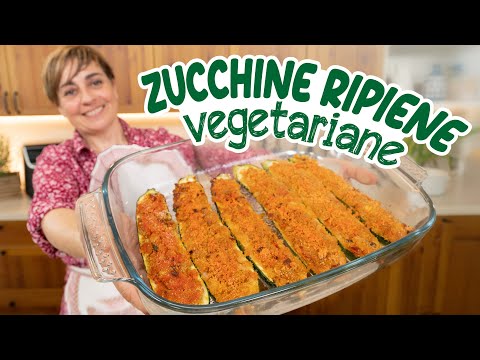ZUCCHINE RIPIENE VEGETARIANE Ricetta Facile - Fatto in Casa da Benedetta