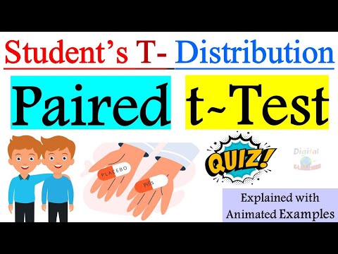 What is Paired Samples T-Test in Statistics ? | Student's t-distribution ? | Explained with Examples