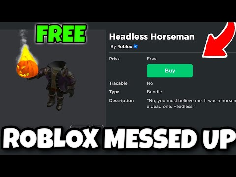 How much is the Headless Horseman bundle in Roblox? Price, how to