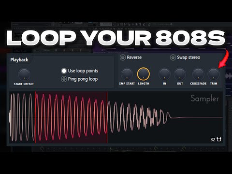 How To Loop 808s with Loop Points (FL Studio 24 Tutorial)