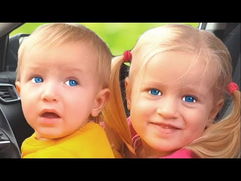 Estamos en la Canción del Coche + otras Canciones infantiles con Katya y Dima