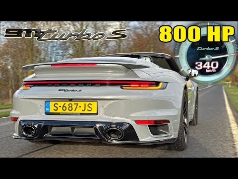 800HP Porsche 992 Turbo S // 0-100 100-200 200-300 LOUD SOUND & POV