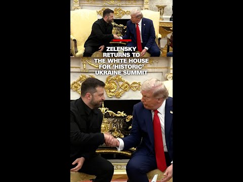 Zelensky returns to the White House for 'historic' Ukraine summit