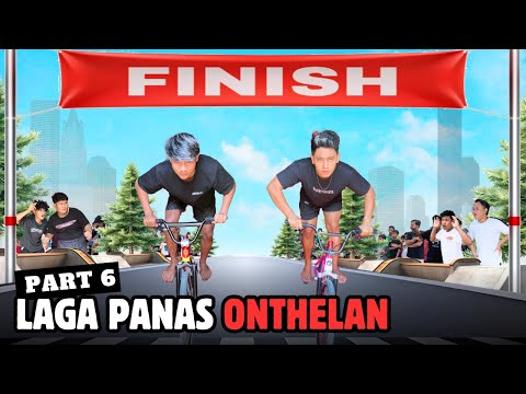 LAGA PANAS ONTHELAN PART 6 - Haymin Vs Firman Kcl Balap Onthel Leg 2