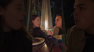 QUEM SAIU MELHOR NESSA JANTA?🤨#jantar #casal #pov