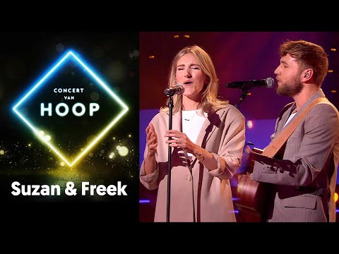 Tijdens Concert van hoop 2021 zongen Suzan & Freek hun nieuwe nummer ‘Goud’ live onder begeleiding van het Metropole Orkest.