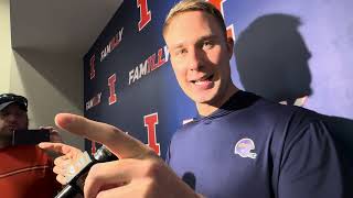 Illini quarterbacks coach Art Sitkowski 