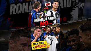 RONALDO SAID NO! 😳