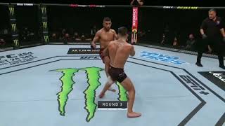 UFC Fight Ilia Topuria vs  Zalal Full Fight Highlights