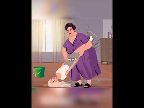 After Begging for Scalp Rescue, I Turned My Stepmother into a Mopping Slave with a Mop Head#cartoon