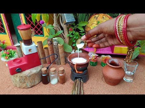 Village Style Cappuccino Coffee Recipe | Jhak Wali Coffee | Cafe Style Coffee | Miniature housewife