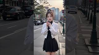 [4K] AI Art ☁️비온 뒤 흐린 날씨☁️ 아우터나 긴팔 코디! | lookbook | 귀여운 스타일링, 살짝 쌀쌀할 때
