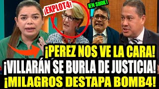 ¡BOMB4! MILAGROS CAPTURA A FISCAL PEREZ EN CASO SUSANA VILLARÁN "NOS ESTA VIENDO LA CARA"