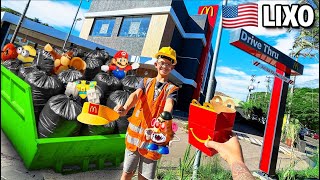ACHAMOS os BRINQUEDOS do MCdonalds no LIXO em outro PAÍS 
