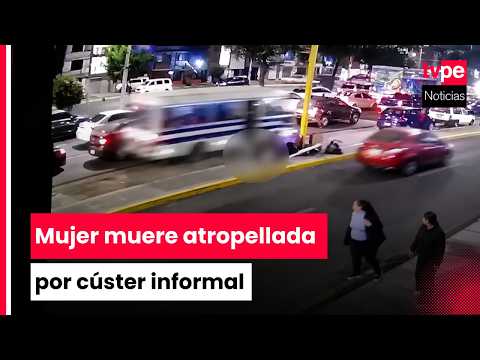 Los Olivos: una mujer fallece tras ser atropellada por una cúster informal