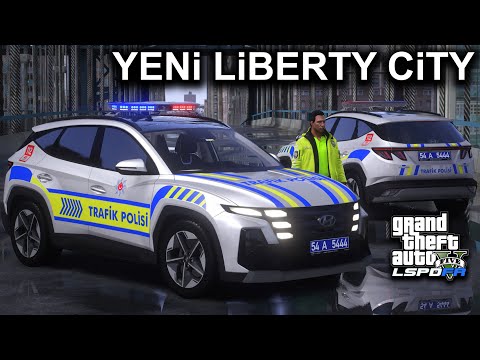 YENİ HARİTA !! - YENİ TUCSON !! - TRAFİK POLİSİ MODU - GTA 5 LSPDFR