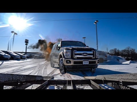 Задний Привод - Боль на Снегу. Ford и GMC. Застрял